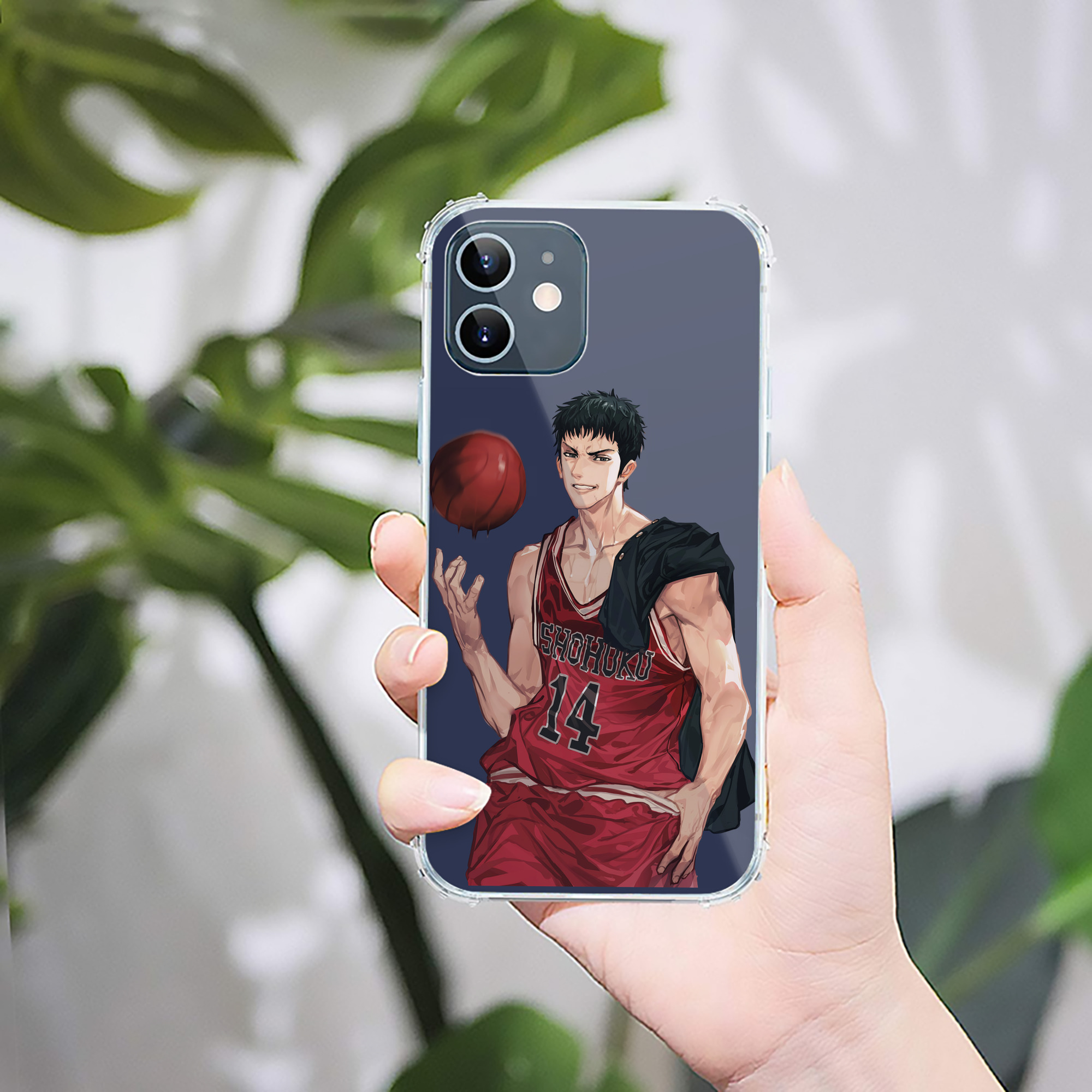 （画像用） SLAM DUNK／スラムダンク 【iPhone 12シリーズ対応】透明スマホケース（クリアソフトケース）